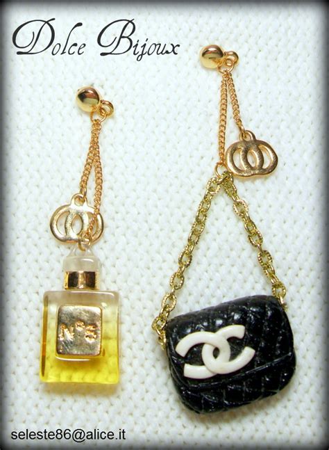 orecchini chanel pendenti numero 5|orecchini creazioni.